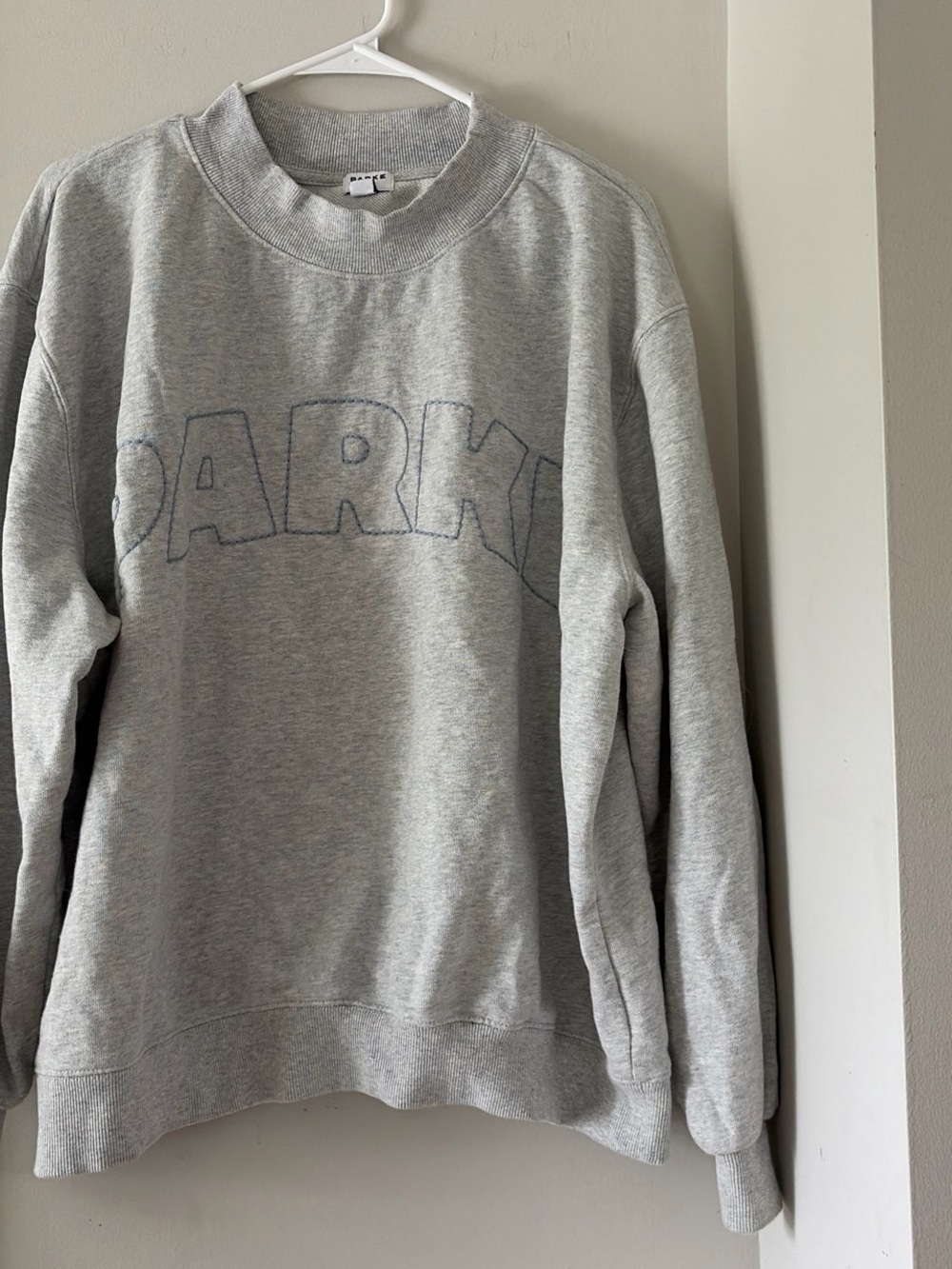 Parke by Target Crewneck Sweatshirt with Subtle Park Stitch